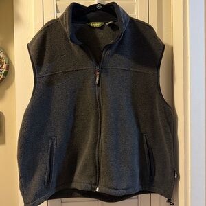 Eddie Bauer dark gray polartek men’s vest 2XL
